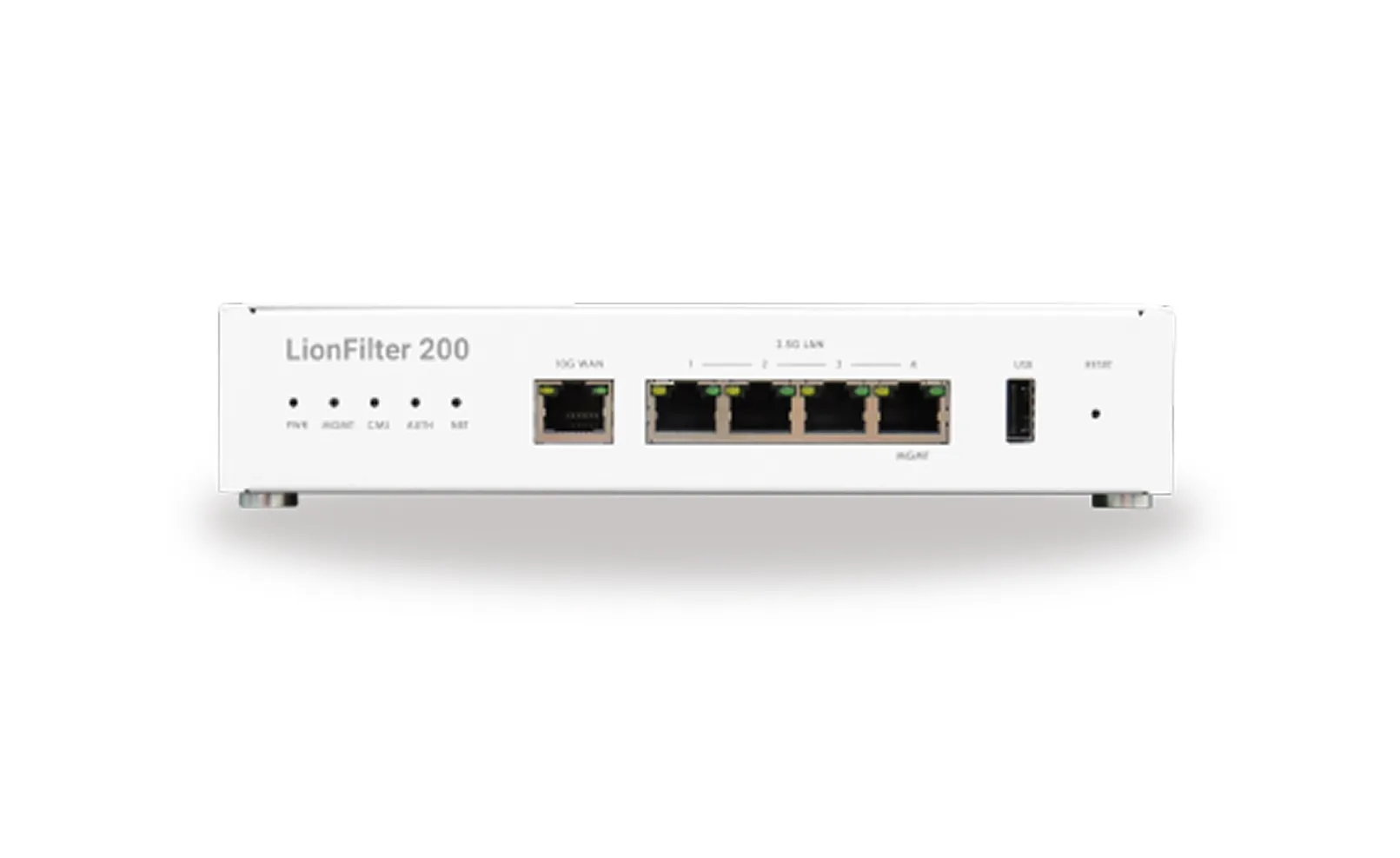配備10G WAN Port 與 4個2.5G LAN Port 高速通訊埠，資料傳得快、網路更順暢